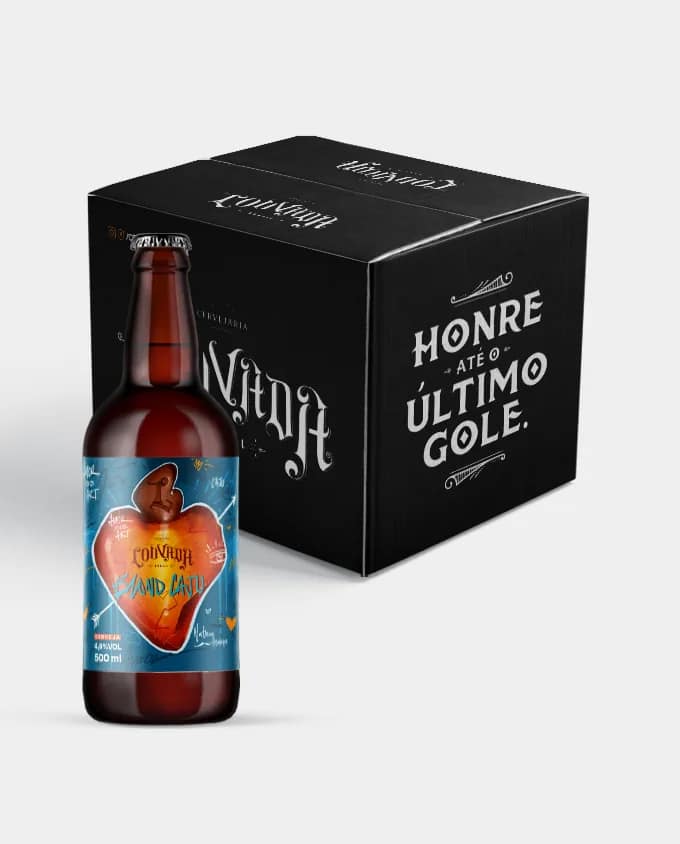 Pack Louvada Blond Caju 500ml - 12 unidades